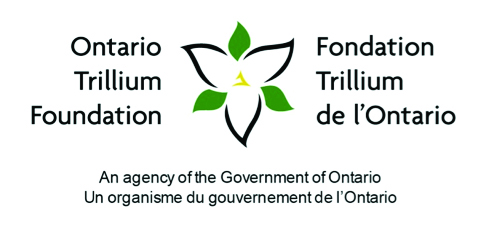 Ontario Trillium Foundation Logo with abstract trillium icon